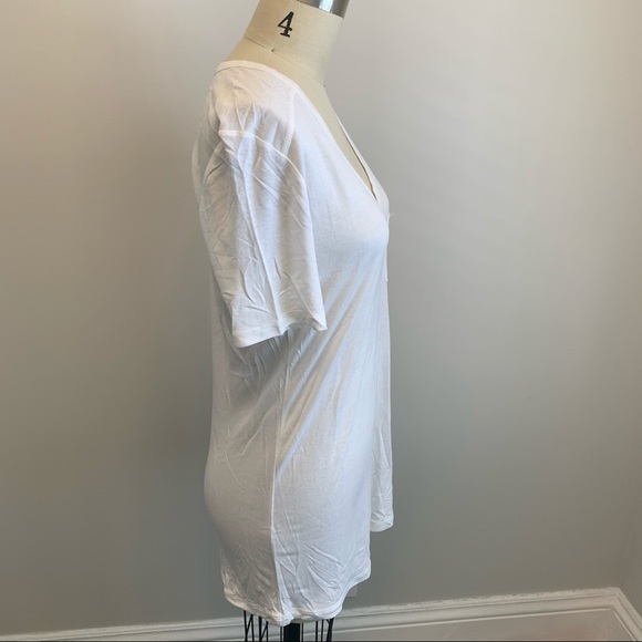 T by Alexander Wang Classic Pocket Tee White - Picture 3 of 10